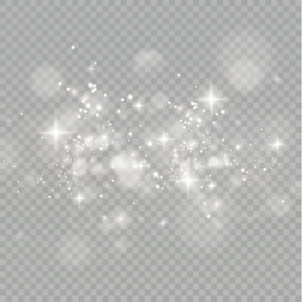 Fondo Navidad Polvo Brillante Navidad Brillante Confeti Bokeh Textura Superposición — Archivo Imágenes Vectoriales