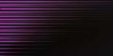 Hız çizgileri seti şeffaf üzerinde izole