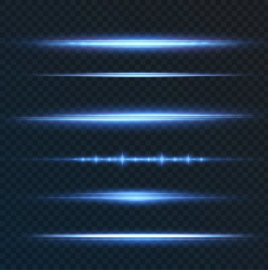 Hız çizgileri seti şeffaf arkaplanda izole edilir. Vektör işaretlerinin toplanması trafiği.