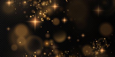 Bokeh ışıkları arka planı etkiler. Parlayan tozun Noel arkaplanı Parlayan bokeh konfetisinin ve tasarımın için kıvılcım dokunun kıvılcımı. 