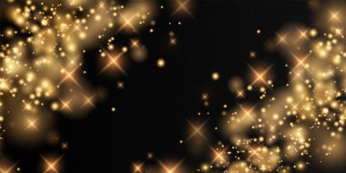 Bokeh ışıkları arka planı etkiler. Parlayan tozun Noel arkaplanı Parlayan bokeh konfetisinin ve tasarımın için kıvılcım dokunun kıvılcımı.