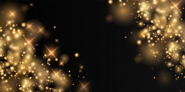 Bokeh ışıkları arka planı etkiler. Parlayan tozun Noel arkaplanı Parlayan bokeh konfetisinin ve tasarımın için kıvılcım dokunun kıvılcımı.