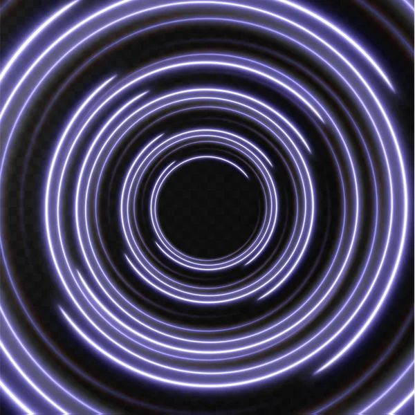 ライトブルーのハーフトーンラインのコレクションです 速度の放射状の青いベクトル線 ベクターイラスト — ストックベクタ