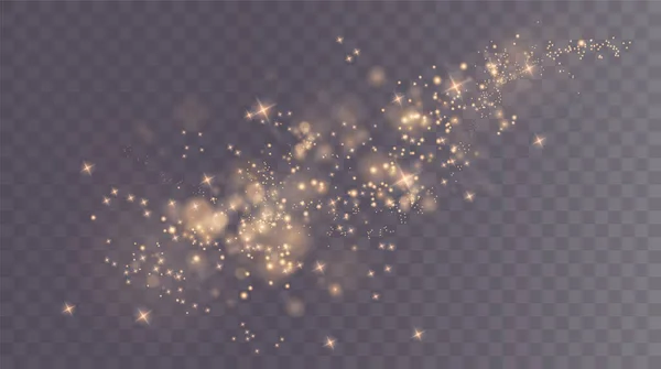 Bokeh Light Lights Effect Background Christmas Background Shining Dust Christmas — 图库矢量图片