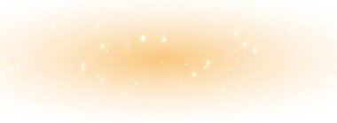Christmas background with powder dust light. Magical shining gold dust with fine, sparkling bokeh particles gently falling. A fantastic shimmer effect. Vector stock illustration.