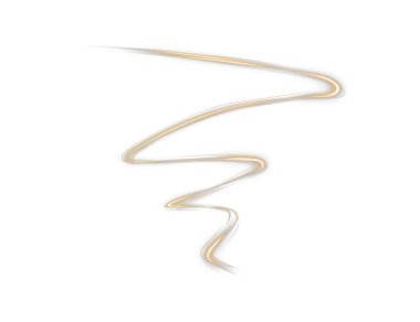 Golden light twirl with a curved luminous effect. Radiant golden circle and glowing pedestal, podium, or platform stock illustration