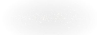 Stock illustration of a bokeh light background with soft white dust light effects, isolated 