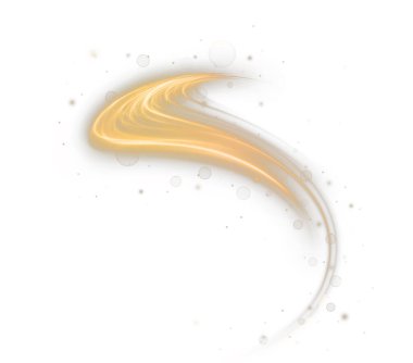 Golden light twirl with a curved luminous effect. Radiant golden circle and glowing pedestal, podium, or platform stock illustration