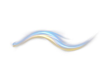 Dynamic swirl pattern with neon and gold blue tones, blending futuristic speed, glowing motion, and abstract elegance. A radiant vortex with cosmic and urban elements vector stock illustration.