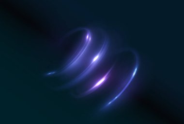 Glowing light beams and glittering curves in motion with lens flares and abstract spark effects ideal for luxurious, futuristic, and energetic visual designs.