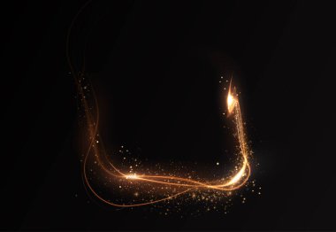 Parlak kıvılcımlı, pırıl pırıl altın kıvılcımlar. Zarafet, canlılık ve hareket çağrıştırıyor. Soyut ama lüks, ışık efektleriyle dinamik enerjiyi harmanlayan titreşimli bir tasarım.. 