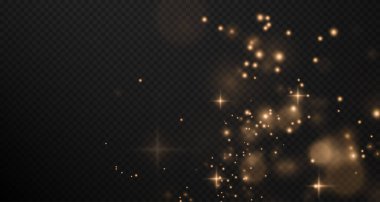 stock illustration featuring a shimmering gold bokeh effect, creating a warm, elegant glow with soft, defocused light particles for a luxurious and festive visual appeal
