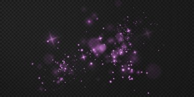  image featuring a defocused purple and pink background with sparkling particles, star-shaped highlights, and a mystical ambiance. Perfect for glamorous, fantasy-inspired designs