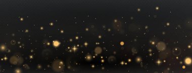 White dust with a festive, Christmas atmosphere. Stock illustration