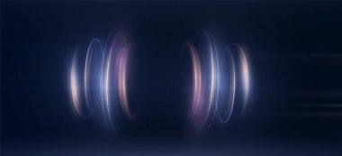 Glowing light beams and glittering curves in motion with lens flares and abstract spark effects ideal for luxurious, futuristic, and energetic visual designs.