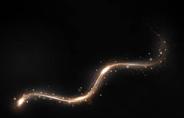 radiant golden spiral with glittering light effects, evoking elegance, vitality, and festive charm. Dynamic motion and three-dimensional glow enhance its abstract beauty, making it perfect for holiday