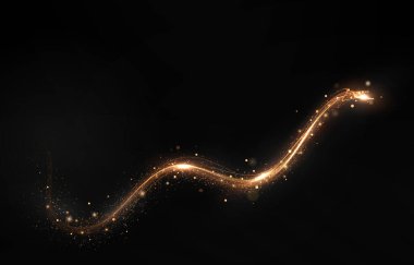 radiant golden spiral with glittering light effects, evoking elegance, vitality, and festive charm. Dynamic motion and three-dimensional glow enhance its abstract beauty, making it perfect for holiday