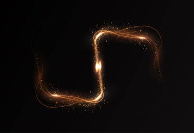 Parlak kıvılcımlı, pırıl pırıl altın kıvılcımlar. Zarafet, canlılık ve hareket çağrıştırıyor. Soyut ama lüks, ışık efektleriyle dinamik enerjiyi harmanlayan titreşimli bir tasarım.. 