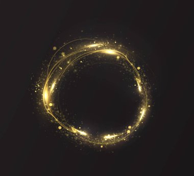 Parlak ve ışıltılı Kara Cuma reklam ve promosyon afişi. Stock vektör illüstrasyonu. Vektör illüstrasyonu