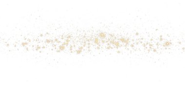 Stock vector illustration featuring a realistic wave of sparkling golden sand with shimmering light effects.