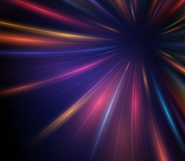 Hızlı hareket eden hız çizgileri içeren fütüristik soyut teknoloji geçmişi. Oyunlar, kartvizitler, posterler ve afişler için dinamik hareket tasarımı ideal.