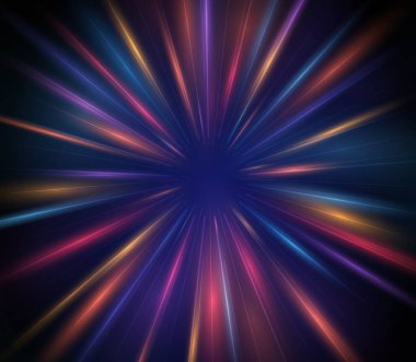 Hızlı hareket eden hız çizgileri içeren fütüristik soyut teknoloji geçmişi. Oyunlar, kartvizitler, posterler ve afişler için dinamik hareket tasarımı ideal.