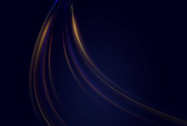 Modern vektör tasarımları, dijital yollar veya geometrik duyarlılığa sahip soyut teknoloji arkaplanları için ideal hız ve geleceksel hareketi sembolize eden parlak, akıcı neon ışık eğrisi