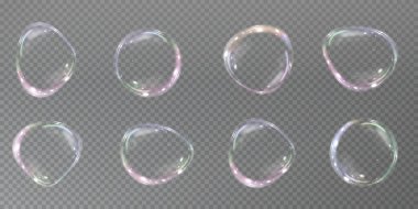  iridescent bubble floating mid-air against a black background, reflecting vibrant colors and light effects. Transparent, textured, and dynamic, capturing motion, beauty, and playful energy