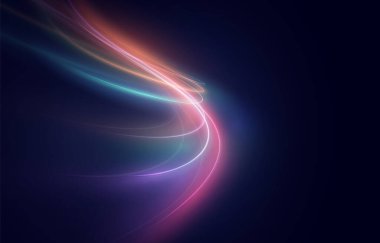 Hızlı hareket eden hız çizgileri içeren fütüristik soyut teknoloji geçmişi. Oyunlar, kartvizitler, posterler ve afişler için dinamik hareket tasarımı ideal.