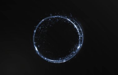 stock illustration featuring vibrant blue, electrified sparks, and a dynamic glowing effect. A striking energy-infused design with a powerful visual impact.