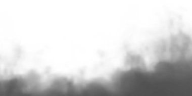 Black smoke or clouds on a transparent background stock illustration