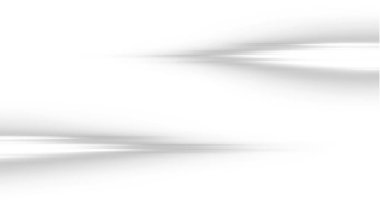 Yatay beyaz ışık efekti şeffaf arkaplanda izole edildi. Yansıyan ışığın grafiksel parçası. Neon çizgiler. Parlak çizgiler. Lens fişeği. Soyut ışınlar. Vektör illüstrasyon stoğu