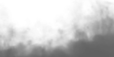 Şeffaf bir arka plan üzerinde kara duman ya da bulut etkisi.