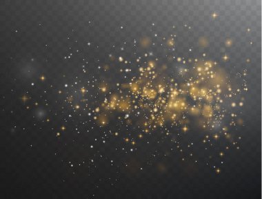 Altın Tozu Parçacıkları Noel Tatil Arkaplanı