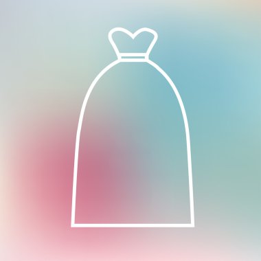 Pastel tonları bir düğün Tema simgesine