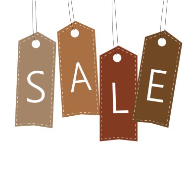 Dört sopa Yazıtı satışı ile asılı