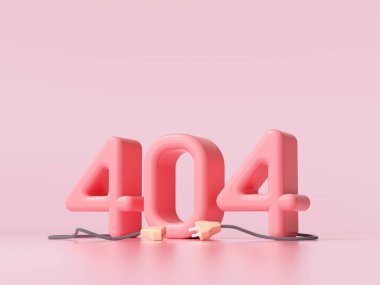 404 hata sayfası sistem güncellemeleri, sistem bakım ve kurulum programları konsepti bulunamadı. 3d resimleme
