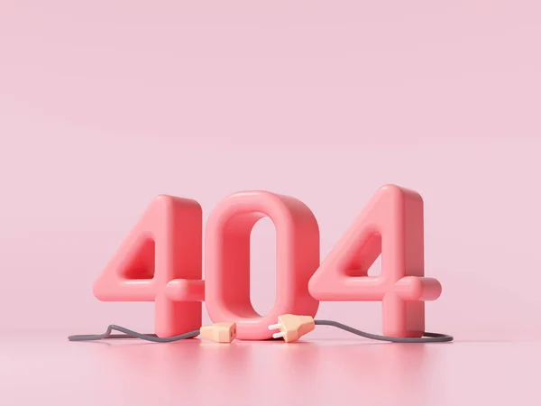 404 error page not found System updates, system maintenance and installation programs concept. 3d render illustration