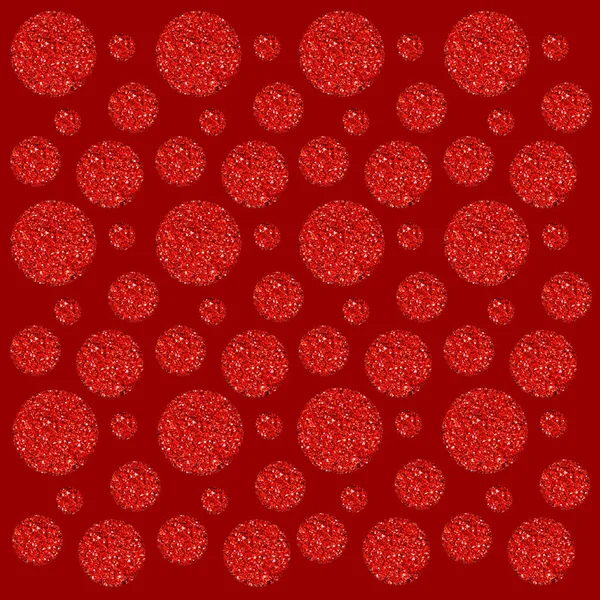 赤いキラキラ サークル — ストック写真
