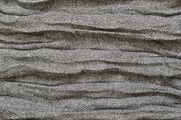 Gray folded fabric texture — Stock Photo, Image