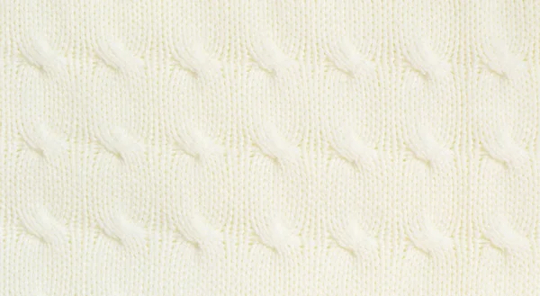White knitted jersey — Stock Photo, Image