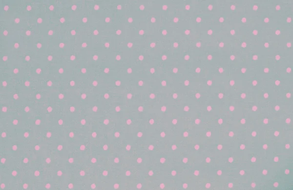 Green polka dot fabric — Stock Photo, Image