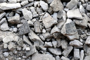 Beton inşaat doku kırık