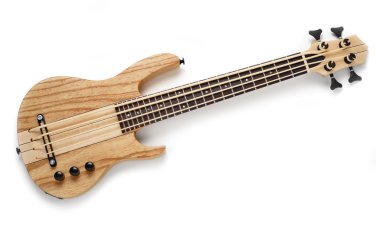 mini bas gitar izole