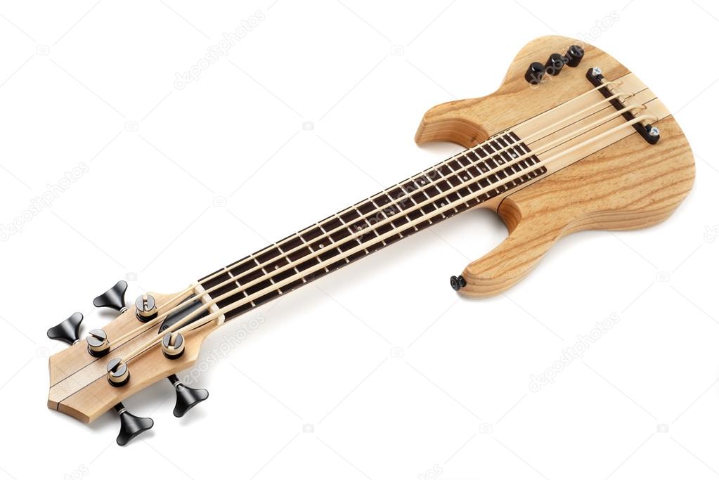 mini bass guitar ukulele size — Stock Photo ...