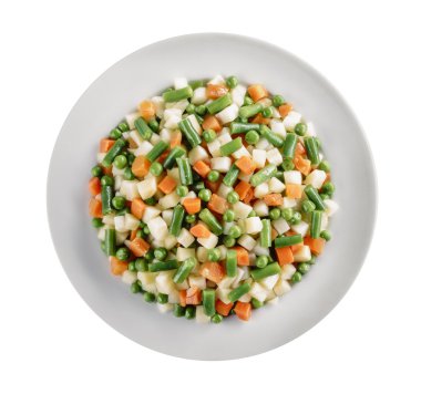 karışık doğranmış sebze