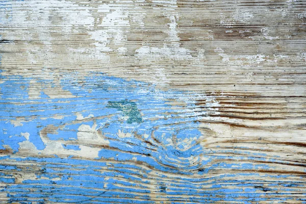 Textura Placa Madeira Envelhecida Branca Azul — Fotografia de Stock