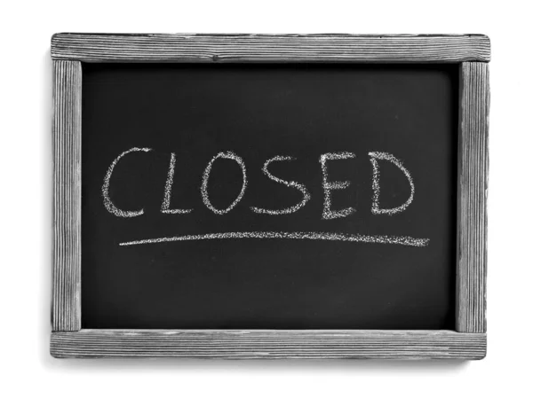 Closed Sign Blackboard Frame Isolated — Stock Photo, Image