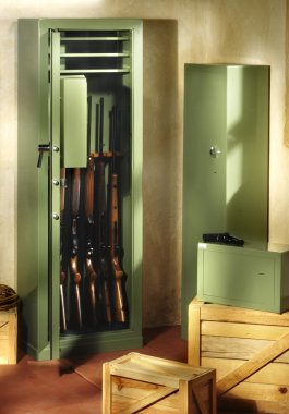 gun closet clipart