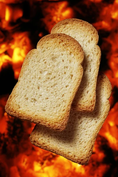 Toastbrotscheiben — Stockfoto